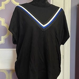 Blue, Black and White Stripe shirt